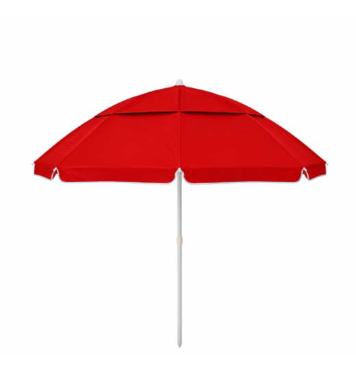 GUARDASOL LISO VERMELHO 2,40(LARG)x2,30(ALT) MR542